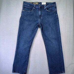 Men's T.K. Axel Slim Boot Jeans Stretch Denim Dark Wash 36x32